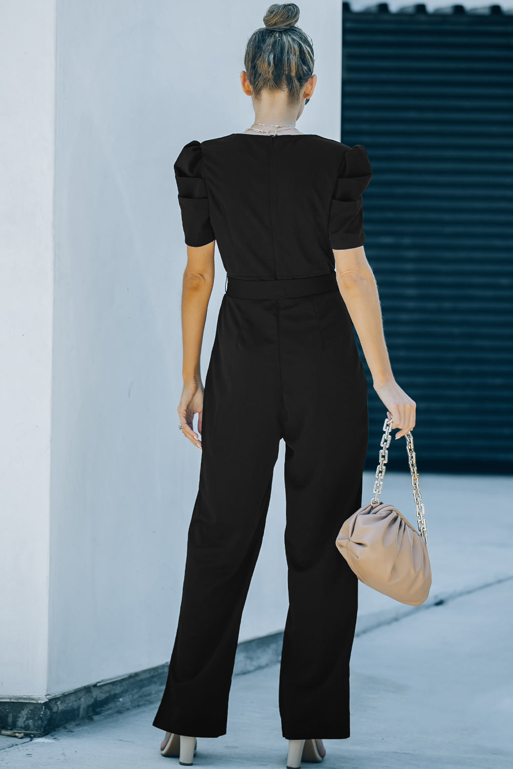 Knotted High Waisted Jumpsuit