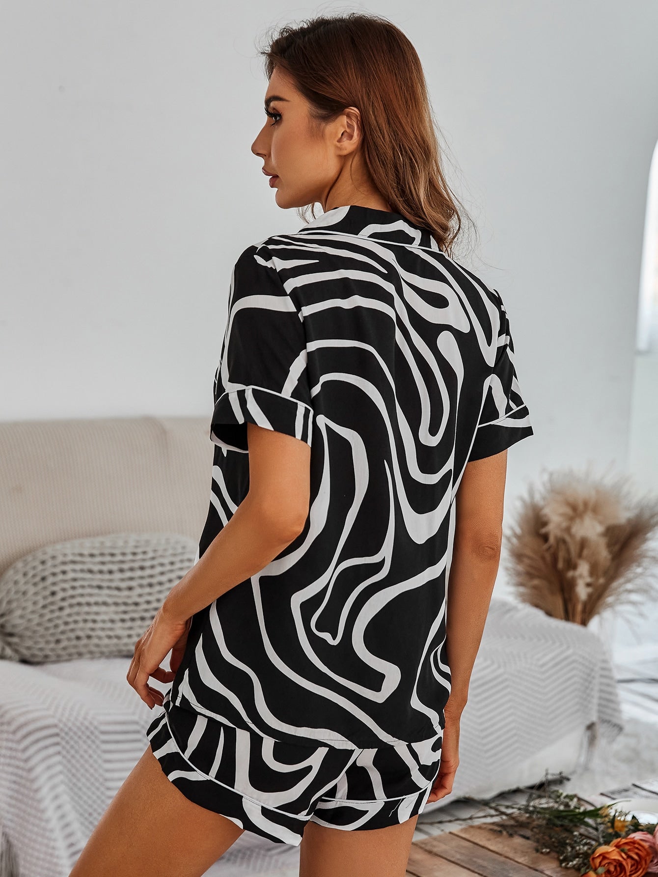 Zebra Print Pyjama Set